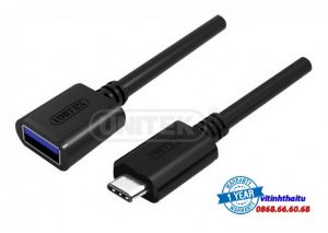 Cáp Type-C -> USB Nối Dài Unitek (Y-C 476BK) 20cm