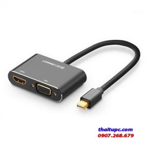 Cable Mini DisplayPort->HDMI & VGA chính hãngUgreen 40365