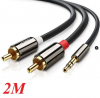 cap-audio-35mm-ra-2-dau-rca-dai-2m-ugreen-10584 - ảnh nhỏ  1