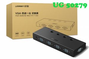 BỘ GỘP VGA 4 VÀO 1 RA HỖ TRỢ FULL HD 500MHZ CHÍNH HÃNG UGREEN 50279 CAO CẤP