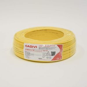 Dây cáp điện đơn cadivi CV 4.0 mm2 - cuộn 100 mét