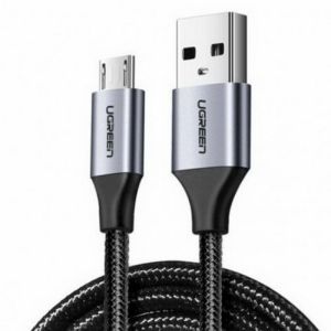 CÁP SẠC MICRO USB 2.0 DÀI 2M BỌC DÙ SẠC 2.4A QC3.0 UGREEN 60148 SẠC NHANH CAO CẤP