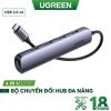 thiet-bi-mo-rong-usb-type-c-to-hdmi-4k30hz-kem-hub-4-cong-usb-3-0-ugreen-20197 - ảnh nhỏ 2