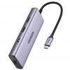 bo-chuyen-usb-c-9-trong-1-ugreen-90119-ho-tro-xuat-2-cong-hdmi-usb-lan-gigabit-pd-60w-sd/-tf - ảnh nhỏ  1