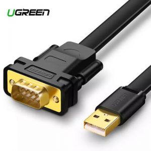 Cáp chuyển USB 2.0 sang RS232 Ugreen 20206 Dài 1M