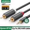 cap-am-thanh-3-5mm-sang-2rca-truyen-am-thanh-dai-15m-ugreen-60834-cao-cap - ảnh nhỏ 4