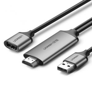 CÁP CHUYỂN ĐA NĂNG USB TO HDMI - KẾT NỐI ĐIỆN THOẠI RA MÀN HÌNH, TIVI, MÁY CHIẾU UGREEN 50291