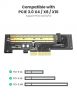 card-pcie-o-cung-m-2-sata-nvme-ugreen-70503-ho-tro-m-key-2230/2242/2260/2280-toc-do-32gbps - ảnh nhỏ 5