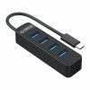 bo-chia-usb-type-c-ra-4-cong-usb-type-a-orico-twc3-4a-bk-ep - ảnh nhỏ  1