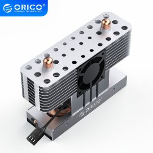 TẢN NHIỆT CHO Ổ CỨNG SSD M.2 NVME / SATA 2280 ORICO M2HS8-FAN-SV