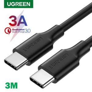 Cáp UGREEN USB-C 2.0 M/M 3m (Đen) Ugreen 60788 chính hãng