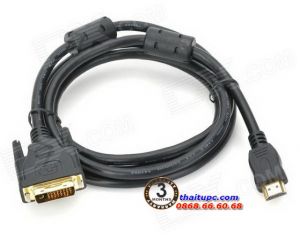 Cáp HDMI to DVI 24+1 dài 1.5M