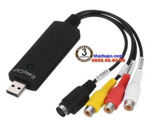 EASYCAP,Chuyển từ USB ra AV - Svideo,Lưu hình từ Camera USB DC 60