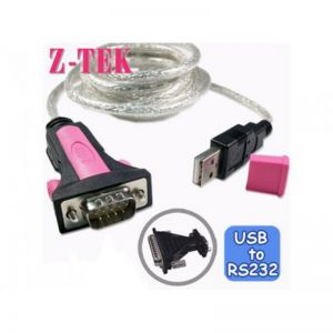 Dây cáp USB to RS232 (USB to com) dài 1.8m Z-TEK ZE533A Chính hãng