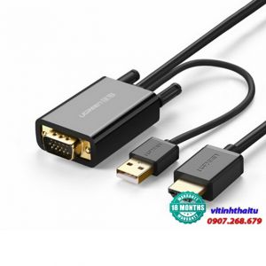 Cáp chuyển đổi VGA to HDMI 2 mét Ugreen 30840