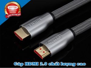 Cáp HDMI Unitek 2.0(5m) YC 140 RGY