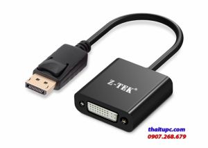 CÁP DISPLAYPORT -> DVI 20cm Z-TEK (ZY332)