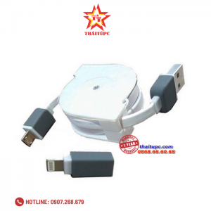 Cáp USB 2.0 -> Micro 5P Unitek (2in1) 1m (Y-C 440D)