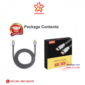Cáp HDMI Unitek chính hãng cao cấp 2.0 (1m) (Y-C 136RGY)
