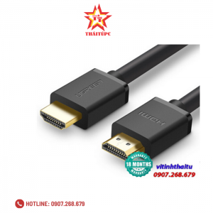 Cáp HDMI 1M Ugreen 10106 hỗ trợ 3D, 4K full vat