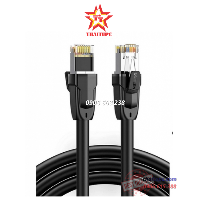 DÂY, CÁP MẠNG CAT8 ĐÚC SẴN DÀI 2M 24AWG CLASS S/FTP UGREEN 70329 CAO CẤP DÂY, CÁP MẠNG CAT8 ĐÚC SẴN DÀI 2M 24AWG CLASS S/FTP UGREEN 70329 CAO CẤP
