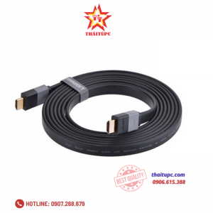 Cáp HDMI dẹt 3M Ugreen hỗ trợ 3D, 4K Ugreen 10262