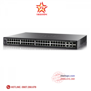 Cisco 50-port Gigabit PoE Smart Switch - SG220-50P