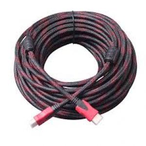 Dây cáp tín hiệu 2 đầu HDMI YH-16 chuẩn 1.4 chống nhiễu 25M (Đen phối đỏ)