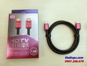 Cáp HDMI dài 1,5m U-SAN X2100 chuẩn 2.0 hỗ trợ Ethernet 3D 4K 60Mhz