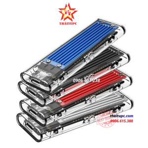 Hộp ổ cứng ORICO NVMe M.2 SSD Tốc độ 10Gbps Orico TCM2-C3