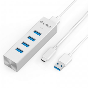 Bộ chia USB HUB 4 cổng USB 3.0 Type C - Orico ASH4-U3