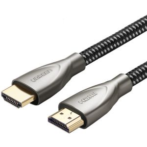 Cáp HDMI 2.0 Carbon 1,5m chuẩn 4K@60MHz Ugreen 50107 mạ vàng cao cấp