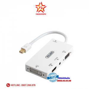 Cáp MiniDisplayport -> HDMI / DVI / VGA / Audio Unitek (Y - 6354)