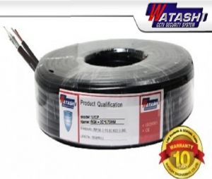 Cáp camera + dây nguồn Watashi RG6+2C WCP 071 100m đen