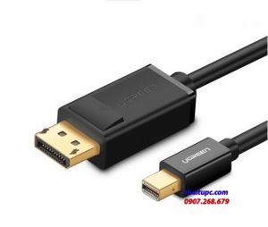 Cáp chuyển đổi Mini Displayport to Displayport dài 1,5m Ugreen 10477 Hỗ trợ Full HD 3D 4K