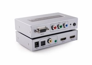 MULTI HDMI->HDMI+VGA+AUDIO DTECH 4K DT 7049