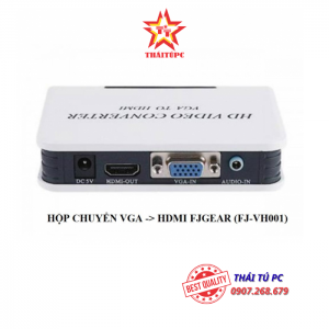 Bộ chuyển đổi VGA và Audio sang HDMI chuẩn 1080p FJGEAR-VH001