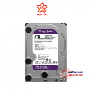 Ổ cứng HDD Western Digital WD 2TB 3.5" SATA 3 - WD22PURZ