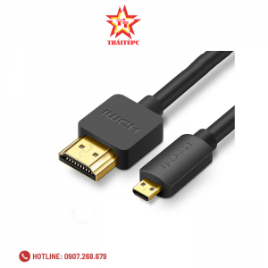 Cáp Micro HDMI to HDMI dài 3m chính hãng Ugreen UG-30104 cao cấp