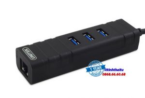 Hub USB 3.0 3 Ports + LAN Unitek (Y- 3057) (Y-3045)