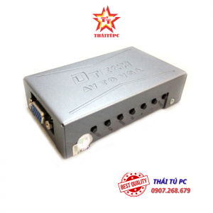 BỘ CHUYỂN AV TO VGA DTECH ( DT-7003 )