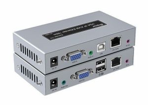 HỘP NỐI DÀI VGA + USB KVM + AUDIO -> LAN 150M DTECH (DT-7062)