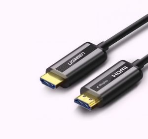 CÁP HDMI 2.0 SỢI QUANG HỢP KIM KẼM 10M HỖ TRỢ 4K/60HZ CHÍNH HÃNG UGREEN 50717