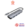 cap-chuyen-doi-type-c-ra-4-usb-3-0-tf/sd-pd-100w-unitek-h1107c - ảnh nhỏ  1