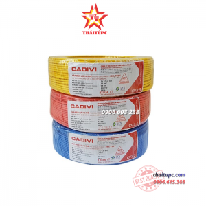 Dây cáp điện đơn CV 2.5 CADIVI cuộn 100m