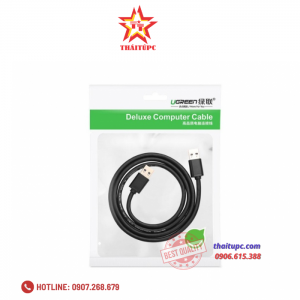 Cáp USB 2.0 2 Đầu Dương Dài 1M5 Ugreen 10311