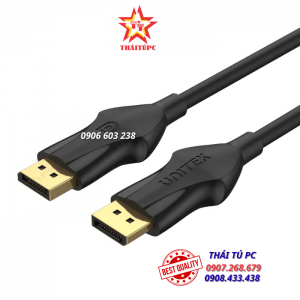 CÁP DISPLAYPORT 1.4 C1624BK 8K UNITEK 5 MÉT (8K @60HZ, 4K 144HZ, 1440P @240HZ)