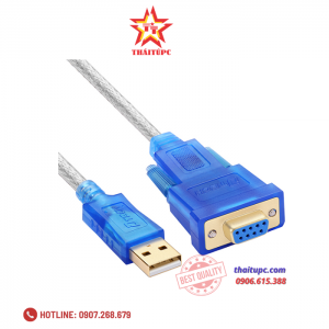 Cáp chuyển đổi USB sang Com RS232 âm Dtech DT-5002B
