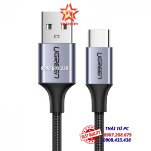 CÁP SẠC USB TO TYPE-C DÀI 0.5M HỖ TRỢ SẠC NHANH UGREEN 60125
