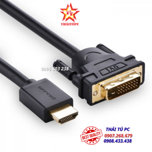 CÁP CHUYỂN ĐỔI HDMI TO DVI 24+1 DÀI 15M HD106 CHÍNH HÃNG UGREEN 10166